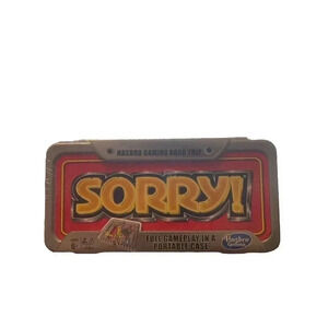 SORRY! Board Game by Hasbro in Portable Case Travel Road Trip Full Gameplay